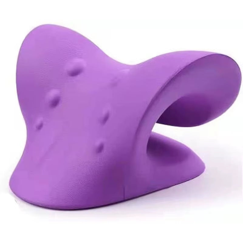 Neck Shoulder Relaxer Cervical Traction Device Pain Relief Cervical Spine Alignment Chiropractic Neck Stretcher Pillow Massage