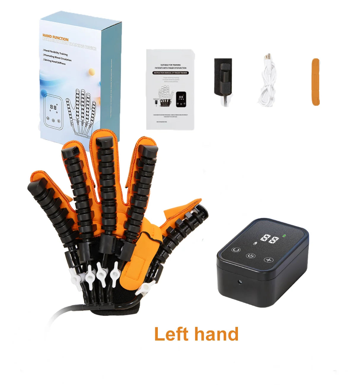 Intelligent Massage Gloves Robot Rehabilitation Gloves for Stroke Hemiplegia Hand Function Recovery Finger Trainer Hand Exercise