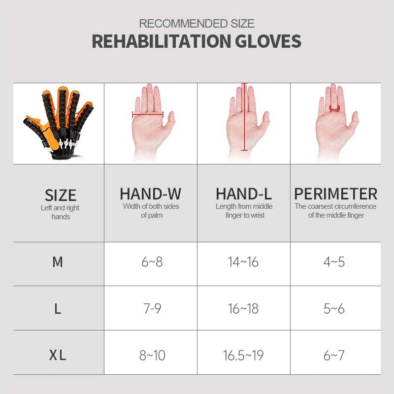 Intelligent Massage Gloves Robot Rehabilitation Gloves for Stroke Hemiplegia Hand Function Recovery Finger Trainer Hand Exercise