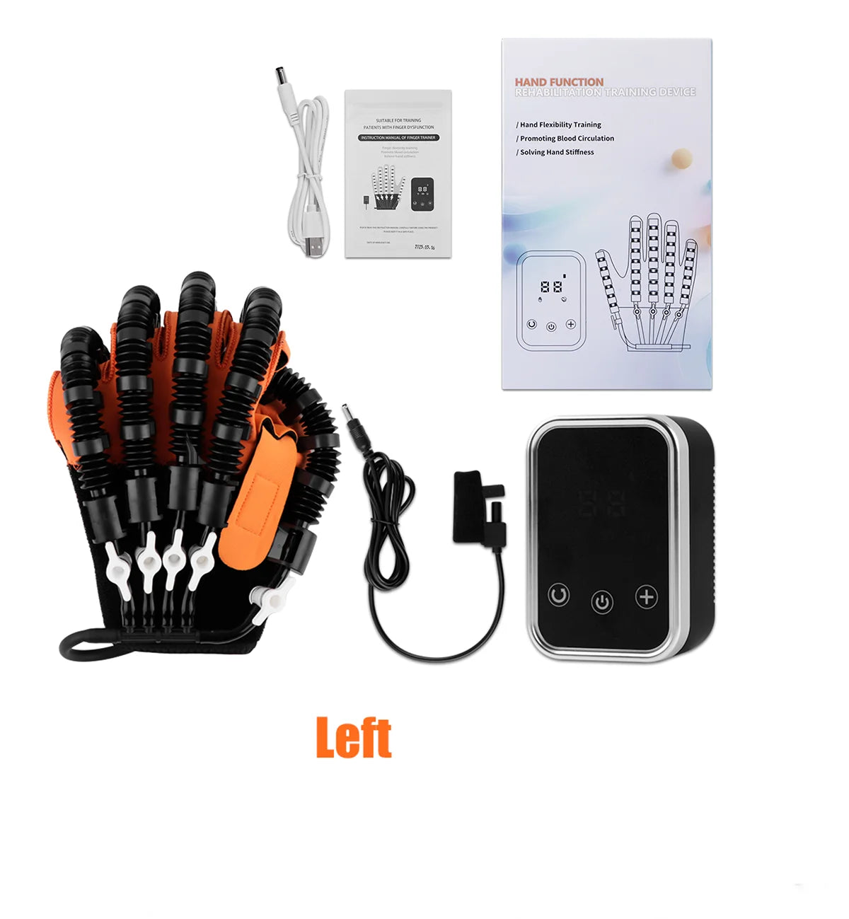 Intelligent Massage Gloves Robot Rehabilitation Gloves for Stroke Hemiplegia Hand Function Recovery Finger Trainer Hand Exercise