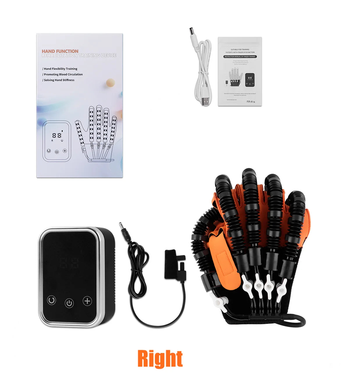 Intelligent Massage Gloves Robot Rehabilitation Gloves for Stroke Hemiplegia Hand Function Recovery Finger Trainer Hand Exercise