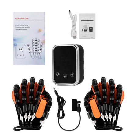 Intelligent Massage Gloves Robot Rehabilitation Gloves for Stroke Hemiplegia Hand Function Recovery Finger Trainer Hand Exercise