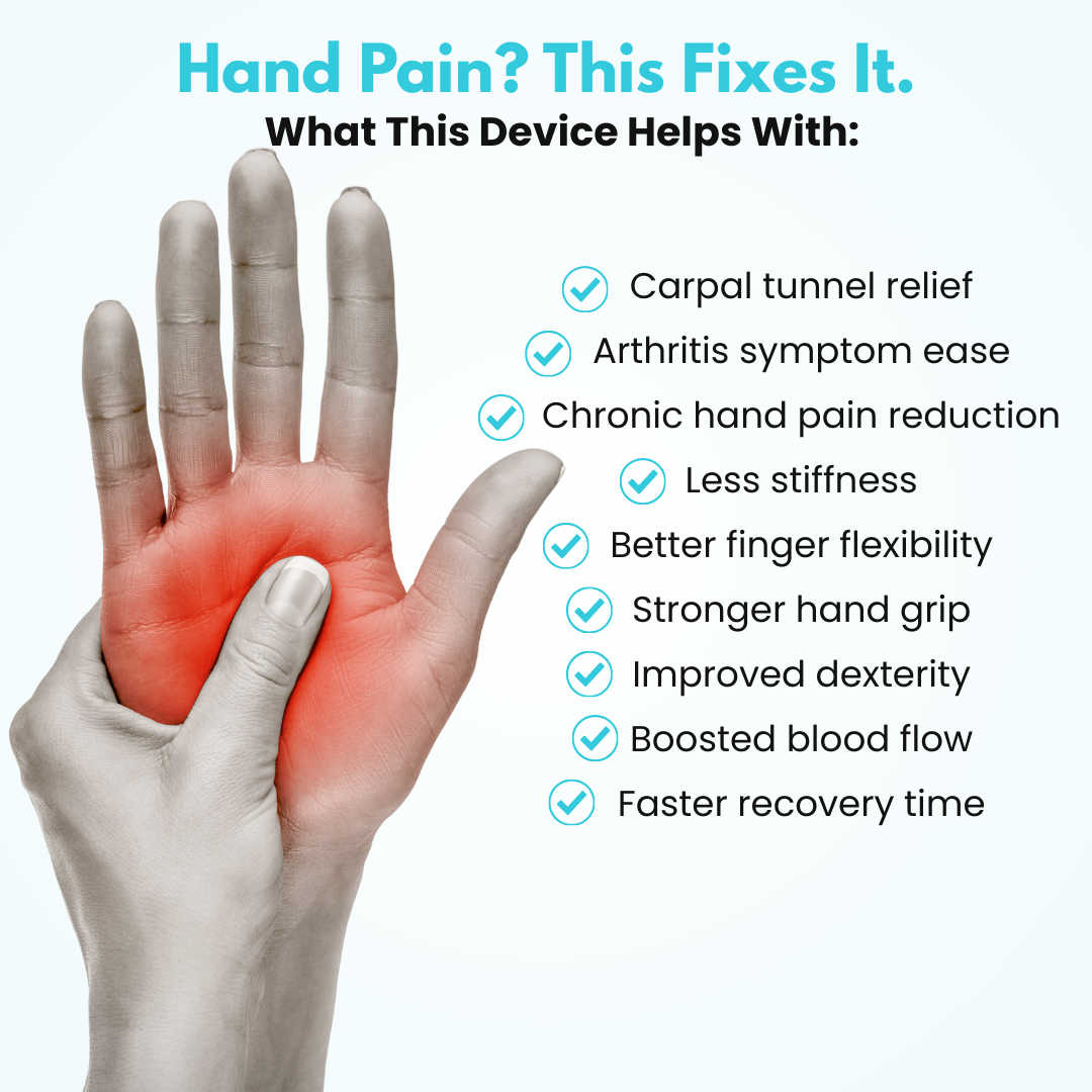 Nurva™ - 3 in 1 Hand Massager